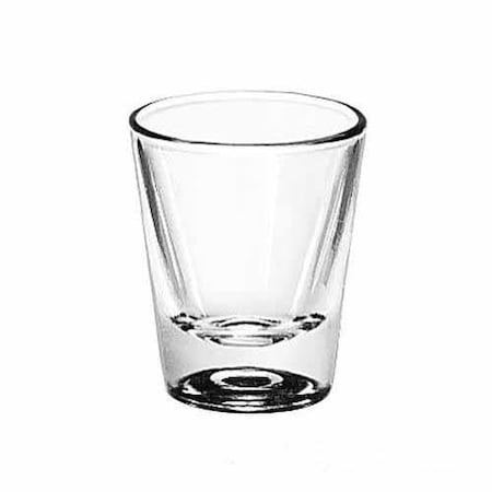 LIBBEY GLASSWARE 1 1/4 oz Whiskey Shot Glass, PK12 5121